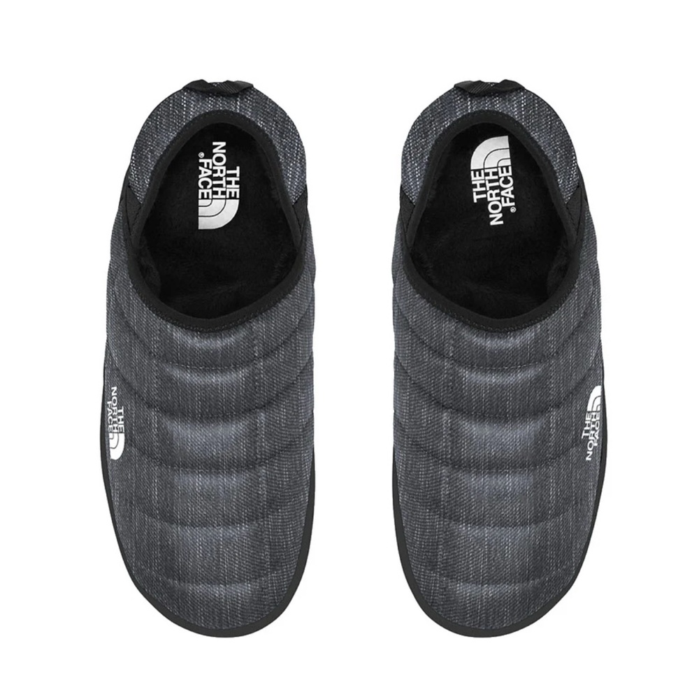 THE NORTH FACE Men's Traction Mule Phantom Grey Heather Print/TNF Black, Size 9